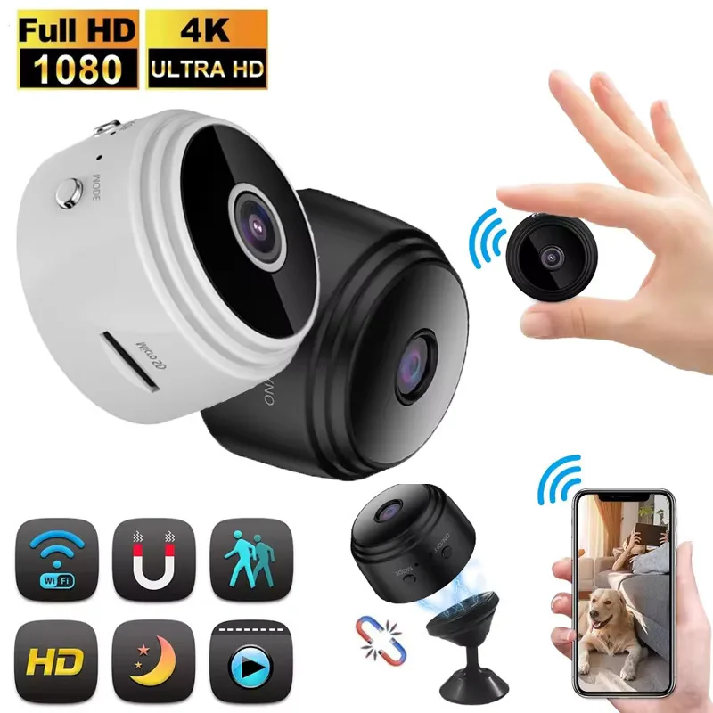 Home Security No Wifi Needed - ミニワイヤレス赤外線暗視カメラA9,ホームセキュリティ監視カメラ,リモートボイスレコーダー,ビデオカムコーダー,wifi,HD 720p