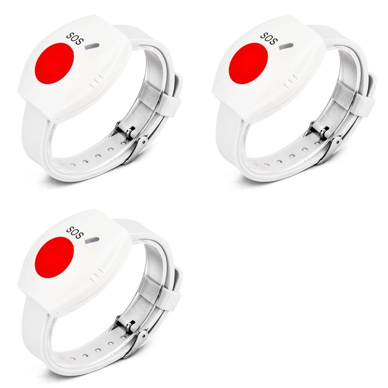 Home Security Alarm System - AA84 3X パニックボタン RF 315Mhz SOS