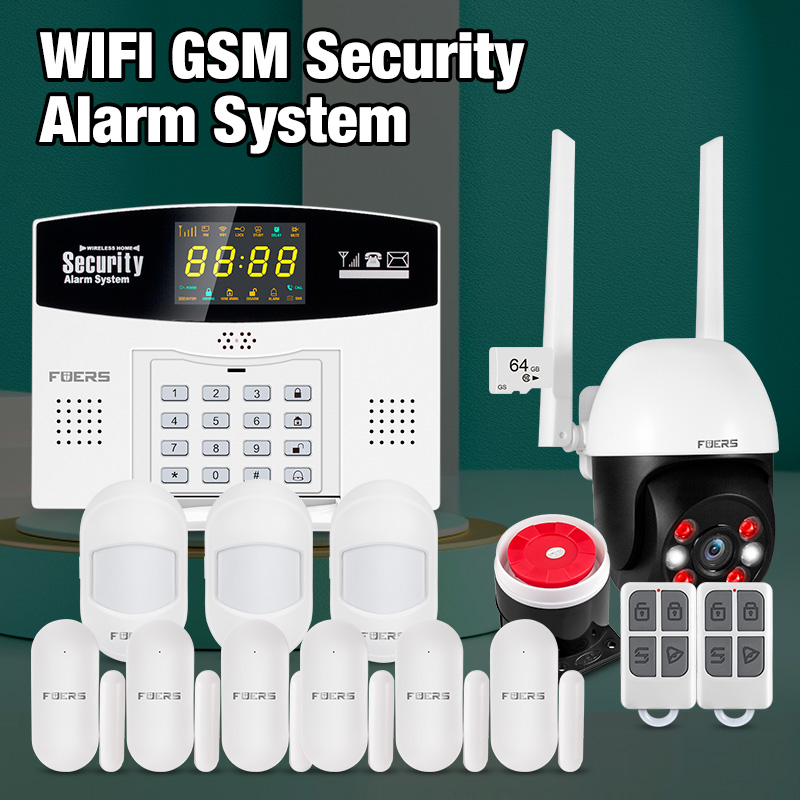 Home Security Number - Fuers Tuya スマート警報システムキット WIFI GSM 盗難警報