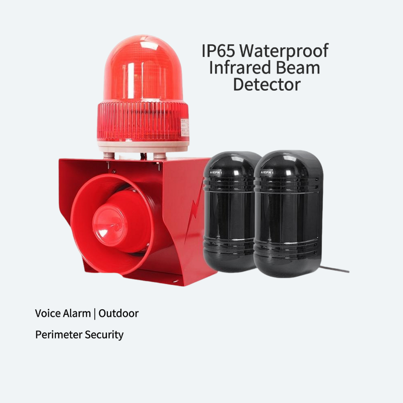 Home Security Alarm System - 赤外線フェンス 赤外線光電式ホームアラームシステム LED IP65 防水 防盗検知器