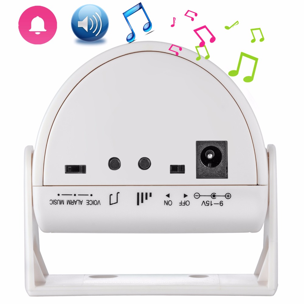 Home Security Gate - 32 曲歓迎赤外線チャイムドアベルワイヤレス調節可能なボリュームドアベル PIR モーション検出器アラームホームショップストア