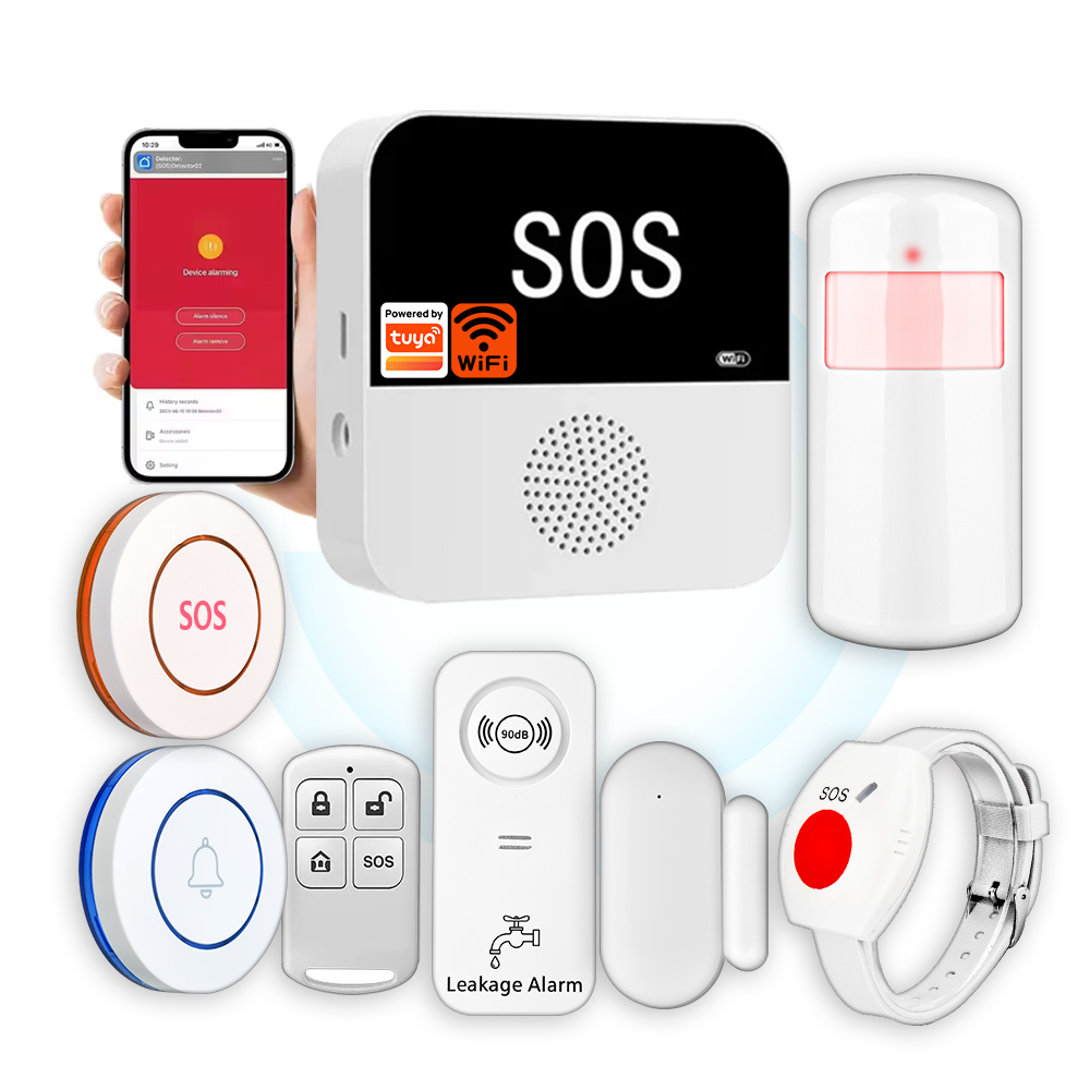 Home Security Alarm System - スマートセキュリティWiFi Tuyaスマートアラームシステム 盗難侵入者システム SOS緊急ホームセキュリティキット