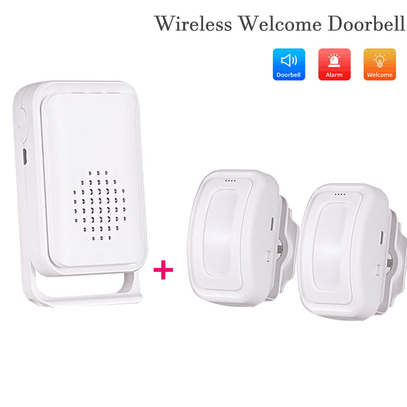 Home Security Gate - ワイヤレスウェルカムドアベル,赤外線センサー,誘導アラーム,ドアベル,エントリー,ホームシステム,店舗,ホテル