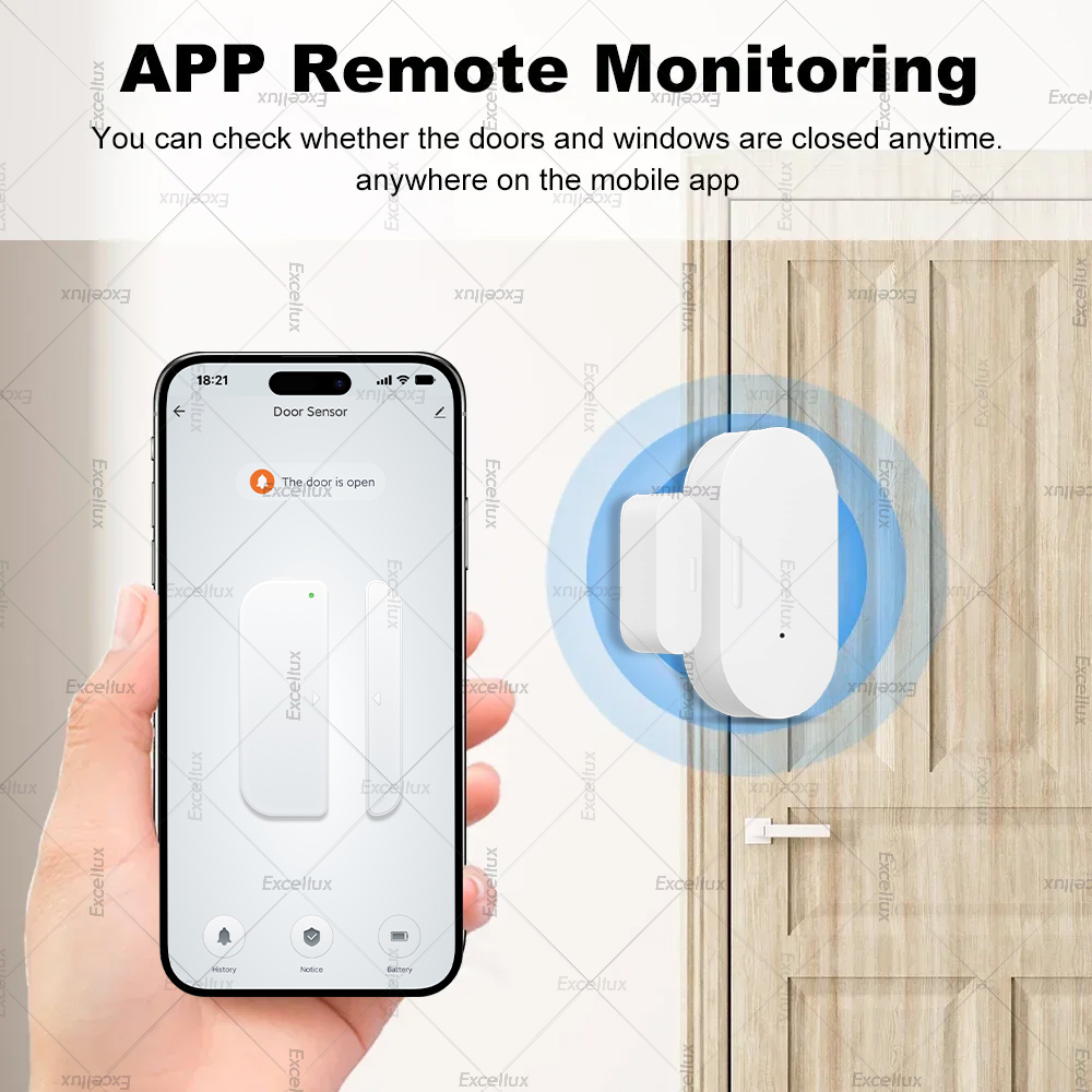 Zigbee 3.0 ドア窓センサー輝度/振動センサースマー - Home Security Gate のレビューと価格