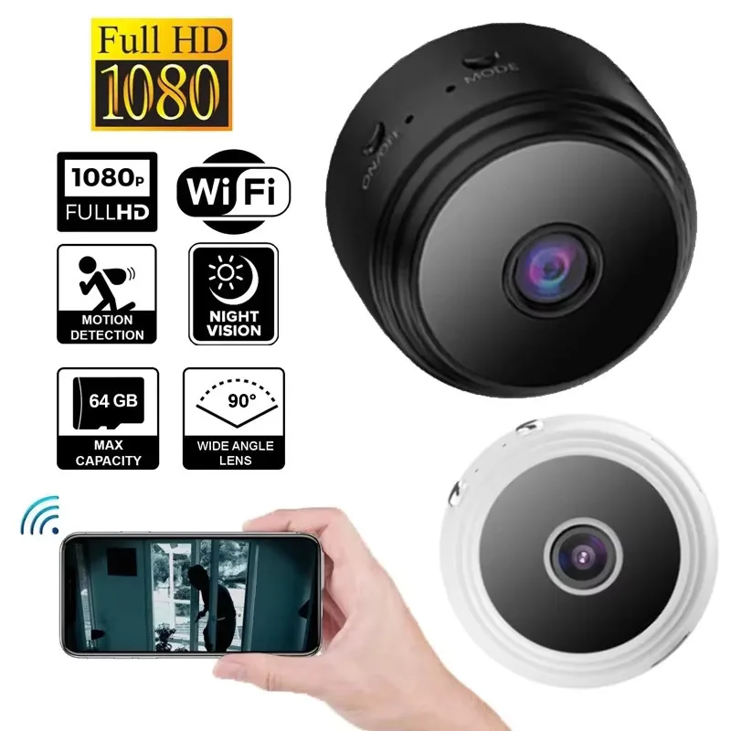 ミニワイヤレス赤外線暗視カメラA9,ホームセキュリティ監視カ - Home Security No Wifi Needed のレビューと価格