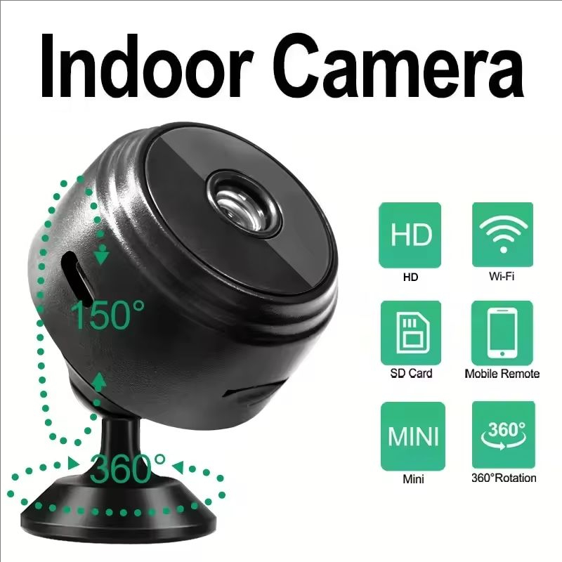 1080P HD WiFiミニカメラ ワイヤレス暗視機能付き - Home Security No Wifi Needed のレビューと価格