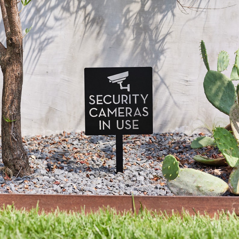 セキュリティカメラ警告サイン - 家庭およびビジネス監視抑止 - Home Security Number のレビューと価格