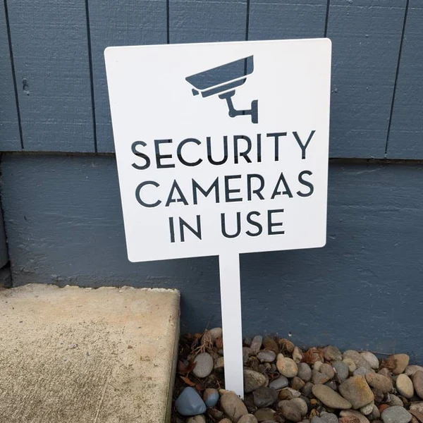 セキュリティカメラ警告サイン - 家庭およびビジネス監視抑止 - Home Security Number のレビューと価格