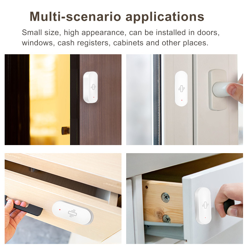 Tuya WiFi 振動センサー、高感度検知、スマートアラー - Home Security App のレビューと価格