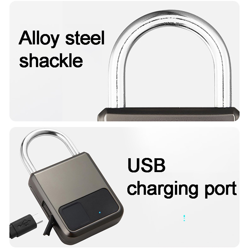 Tuya スマート南京錠 20 番号指紋ロック盗難防止 US - Home Security App のレビューと価格
