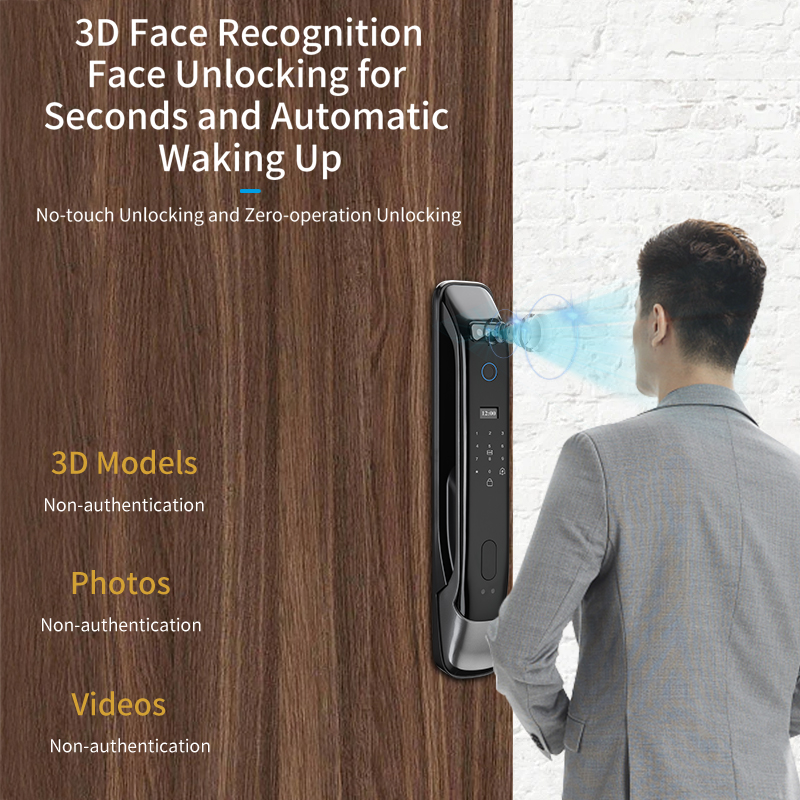 XSDTS DF03 3D顔認証 Wi-Fiリモートコントロ - Home Security For Doors のレビューと価格