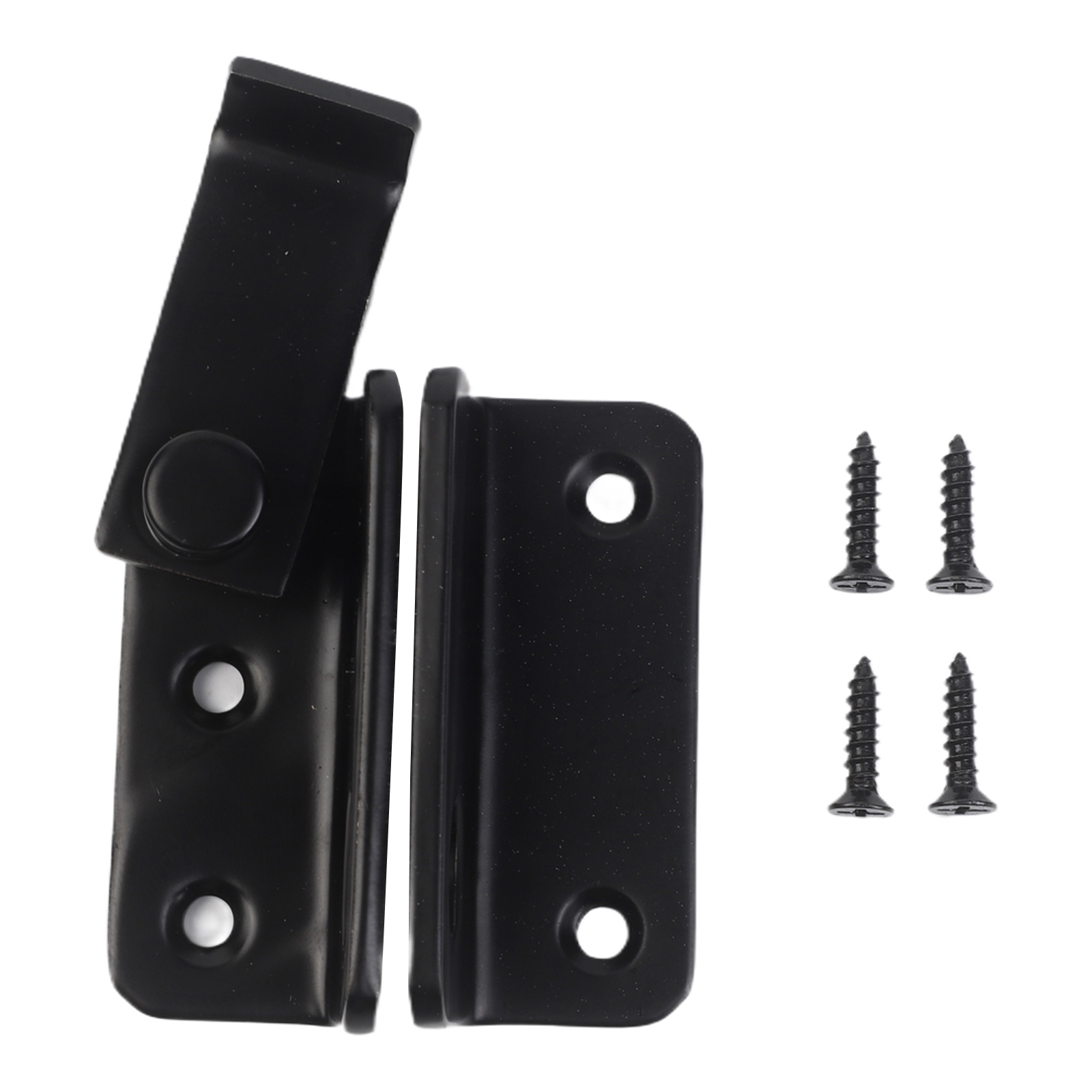 1Pc ブラックステンレス鋼ロック可能なラッチ 2 で 1  - Home Security For Doors のレビューと価格
