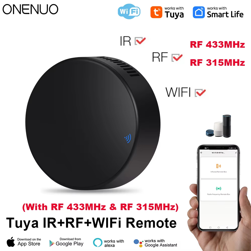 Tuya WiFi RF IR リモコン 433MHz/31 - Home Security App のレビューと価格