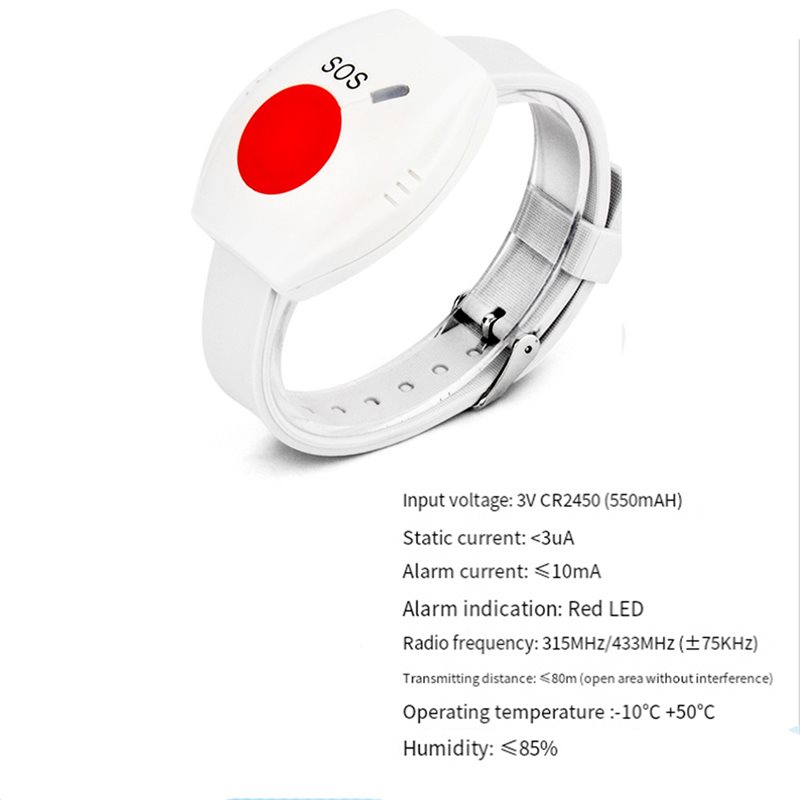 AA84 3X パニックボタン RF 315Mhz SOS  - Home Security Alarm System のレビューと価格