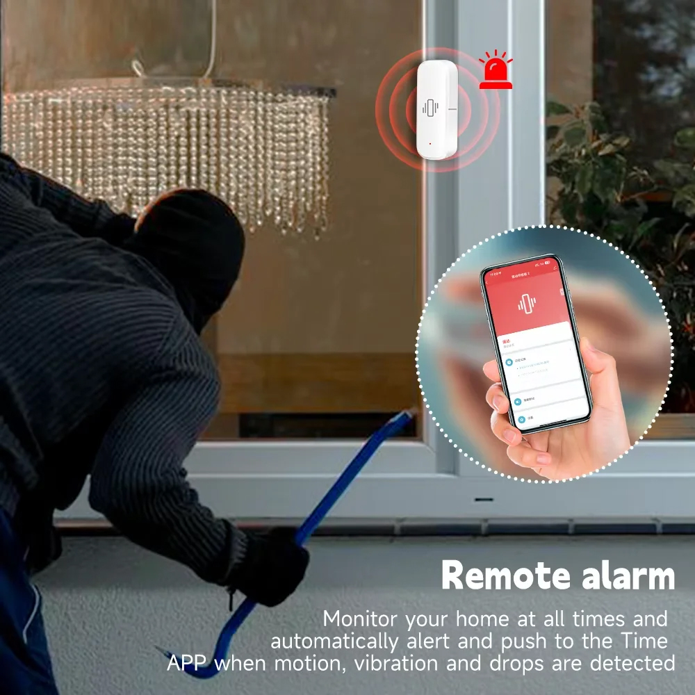 スマート ZigBee 振動センサー アプリ モニター ホー - Home Security Business のレビューと価格