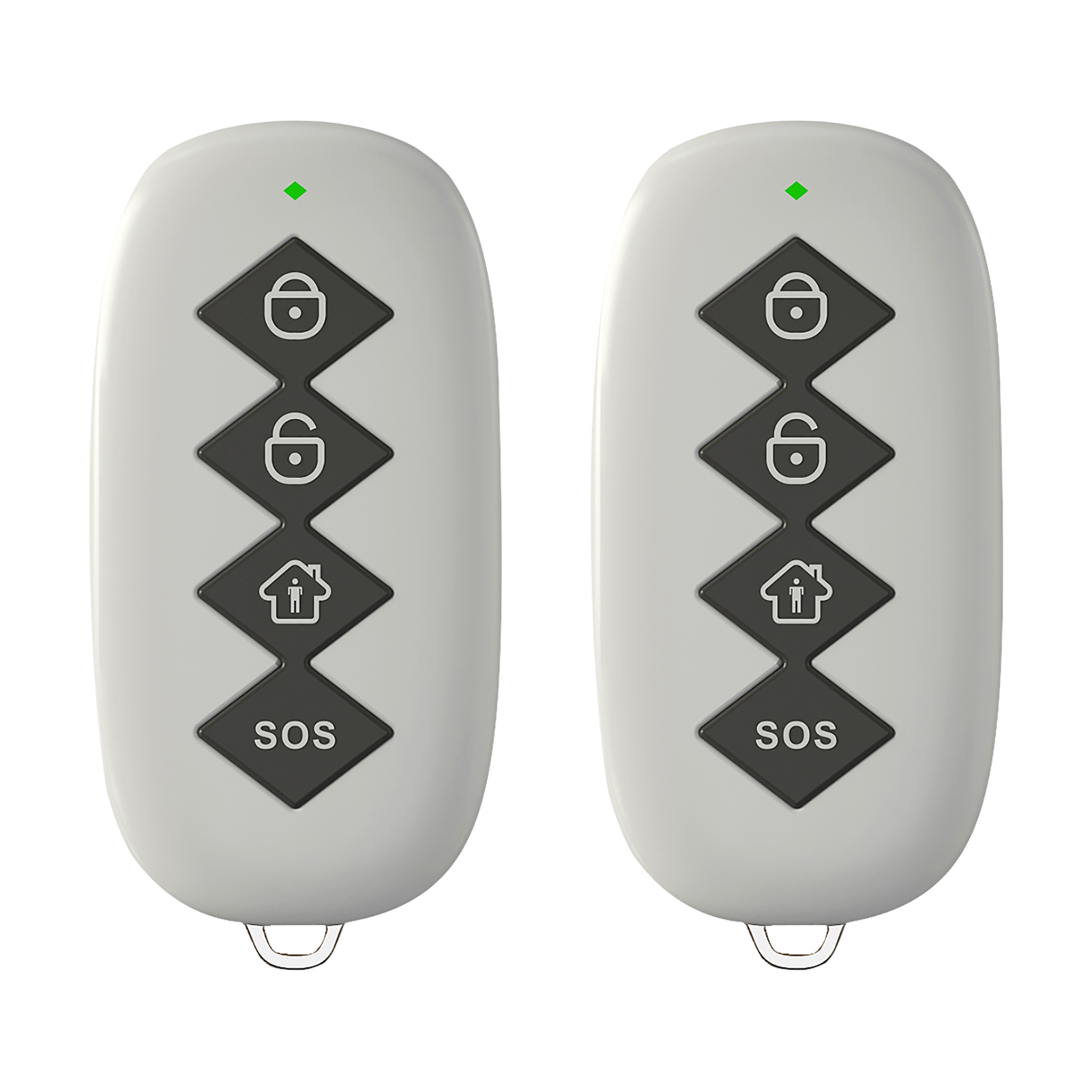 2個ウルフガード433 433mhzのワイヤレス防水rf 4 - Home Security Key Fob のレビューと価格