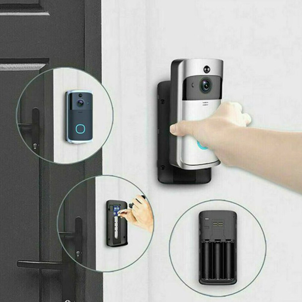 スマートV5ビデオドアベル ワイヤレスWiFiセキュリティド - Home Security Uk のレビューと価格