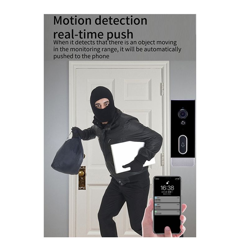 彼女へのギフト Tuya スマートホームドアベルカメラ 防水 - Home Security Uk のレビューと価格