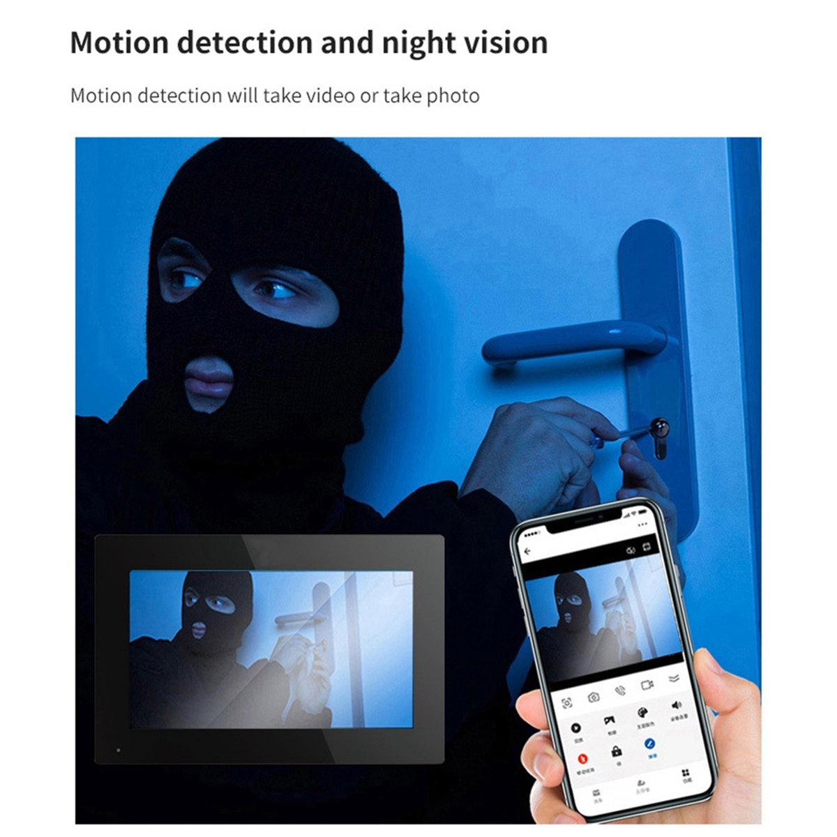 [T28C] TUYA Wifi ビデオドアベルインターホン - Home Security Uk のレビューと価格