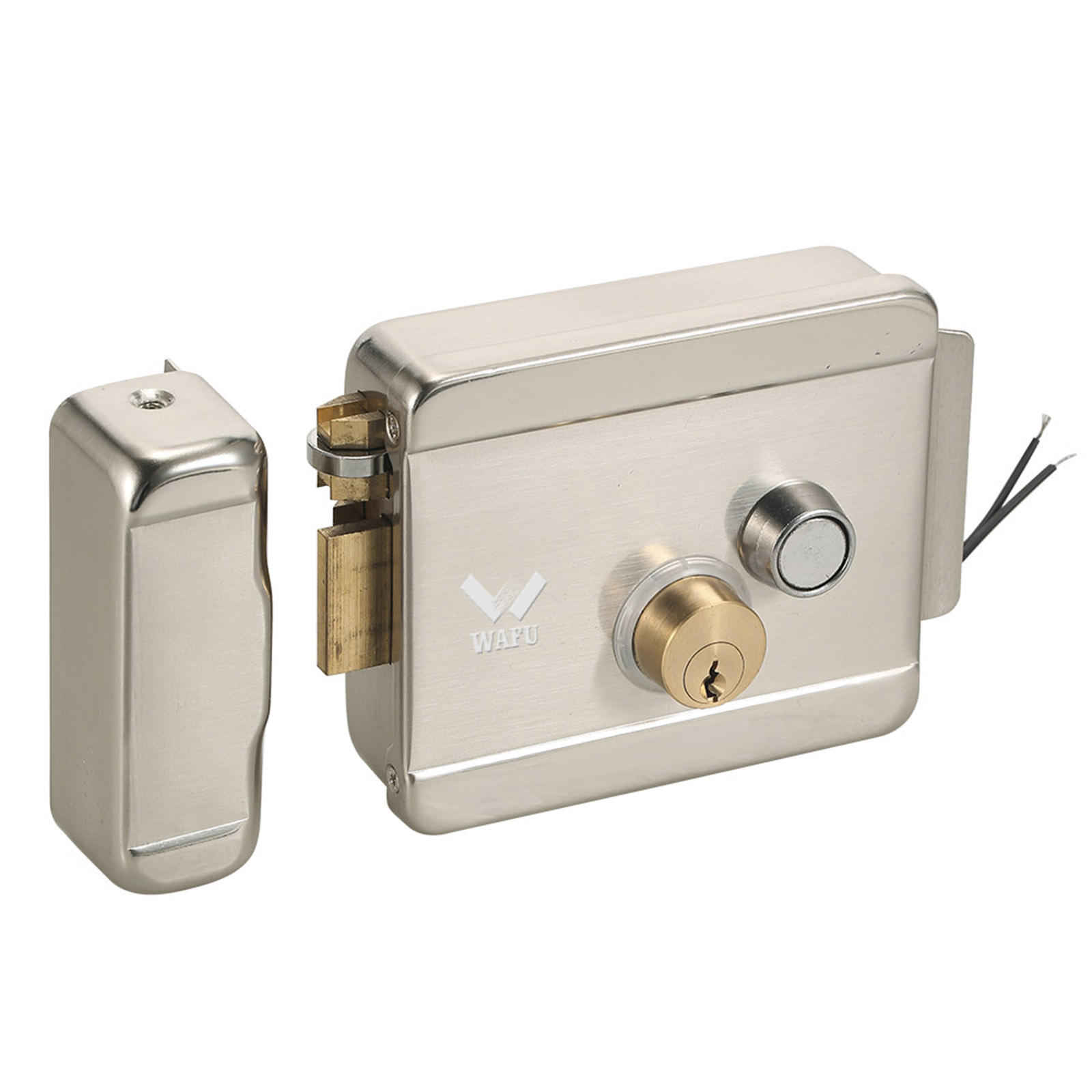 WAFU スマート電気ゲートドアロック安全な電気金属ロック電 - Home Security Gate のレビューと価格