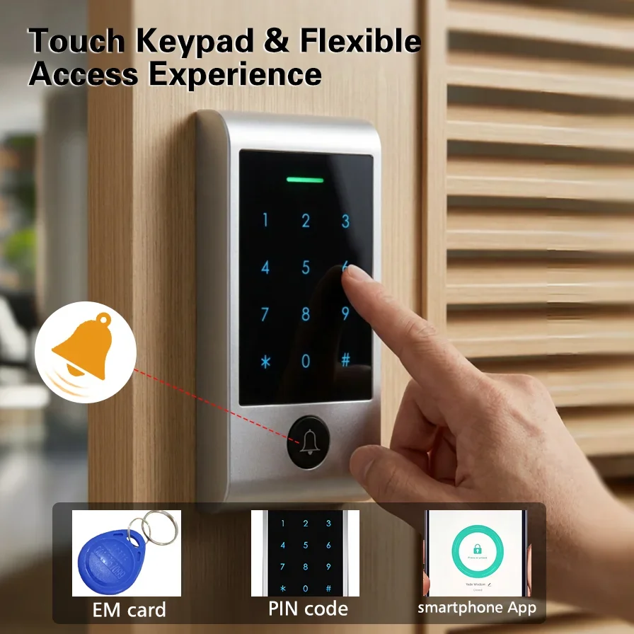 高度なWIFIリモートコントロールタッチキーパッドアクセスシ - Home Security For Doors のレビューと価格