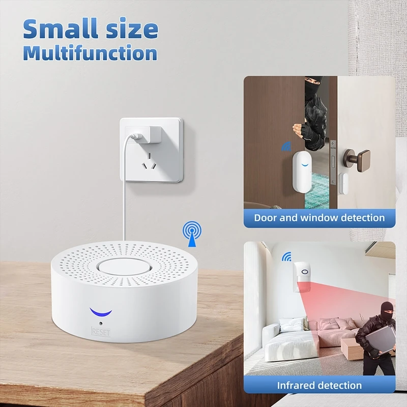 433MHz スマートホーム Tuya WiFi ドアセンサ - Home Security Alarm System のレビューと価格
