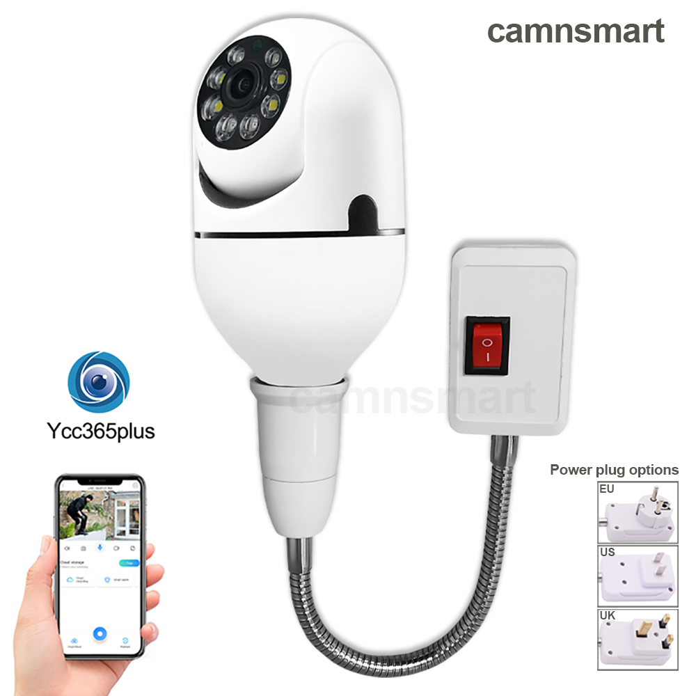 ミニwifiカメラ,e27電球,3mp,フルHDカラー,暗視 - Home Security Uk のレビューと価格