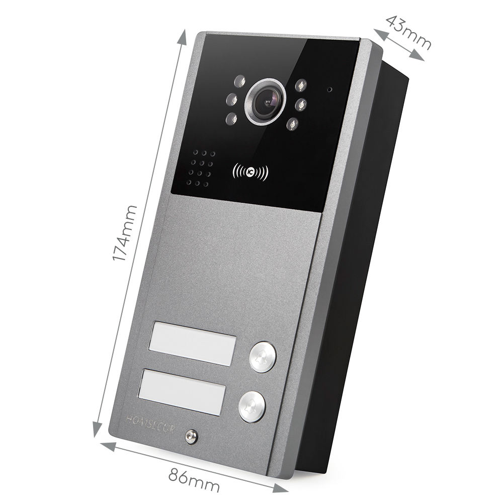 1080P HD IP65 ドアベルカメラ フラッシュマウン - Home Security Key Fob のレビューと価格