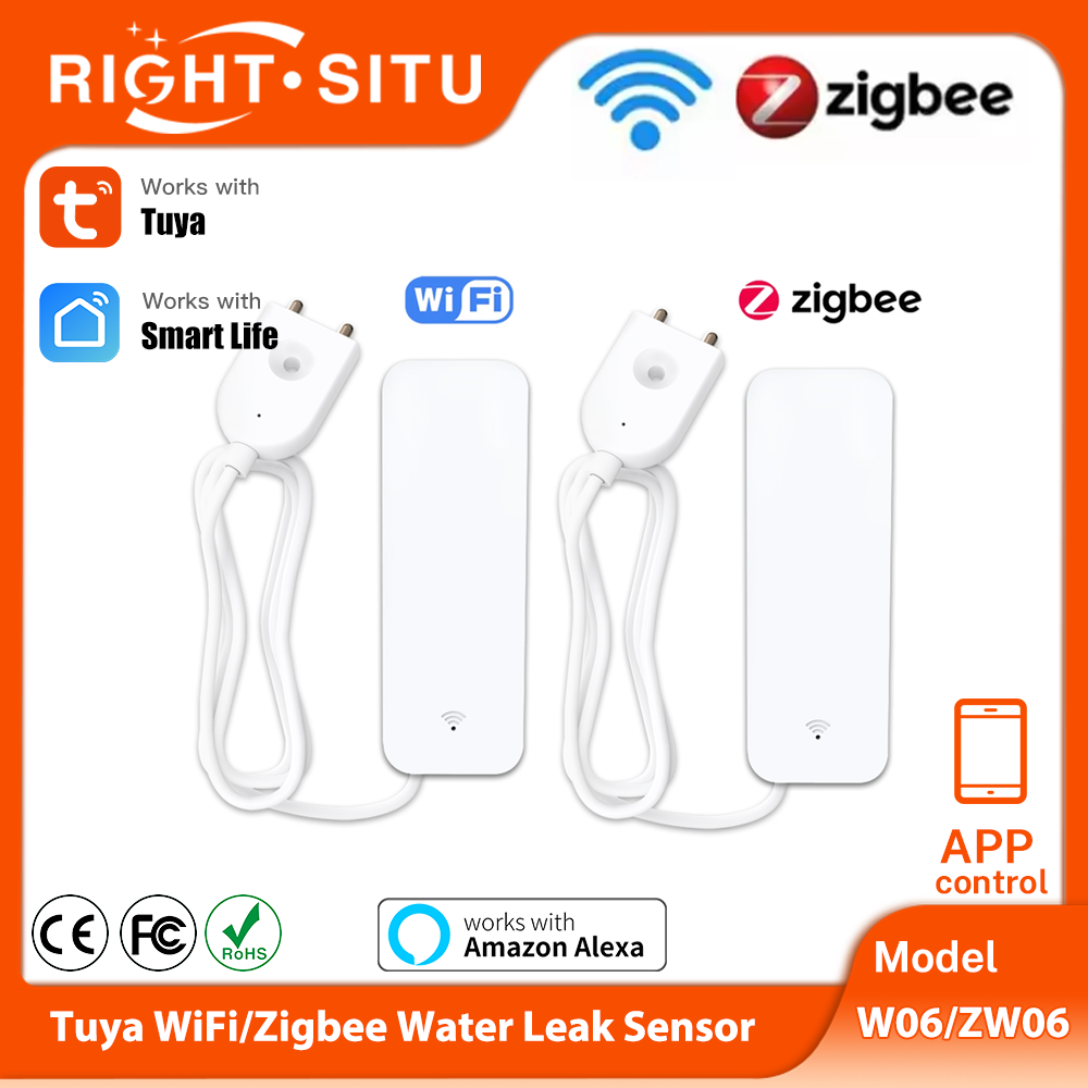 Tuya WiFi Zigbee 水センサー スマート漏水検 - Home Security Business のレビューと価格