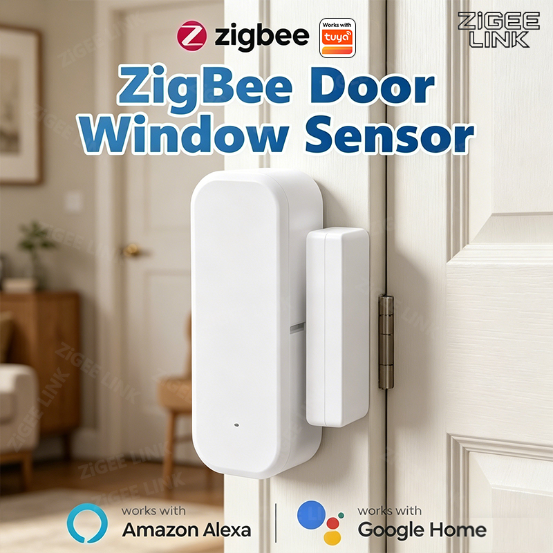 ZigBee ドア窓センサーゲート開閉検出器 Tuya スマ - Home Security Gate のレビューと価格