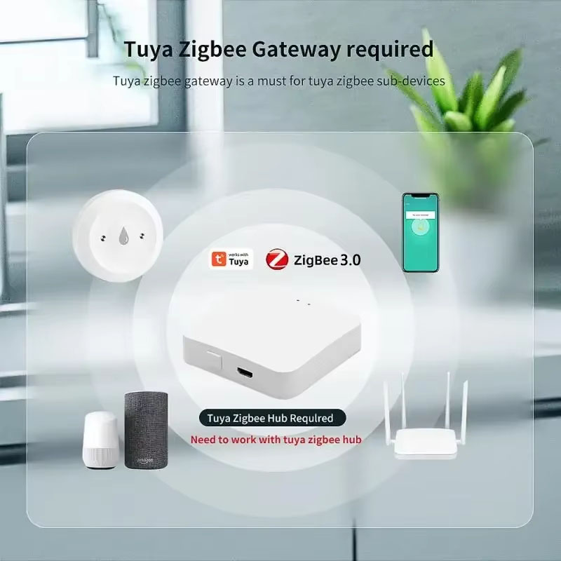 Tuya ZigBee 3.0 スマート水漏れセンサーオーバ - Home Security Alarm System のレビューと価格