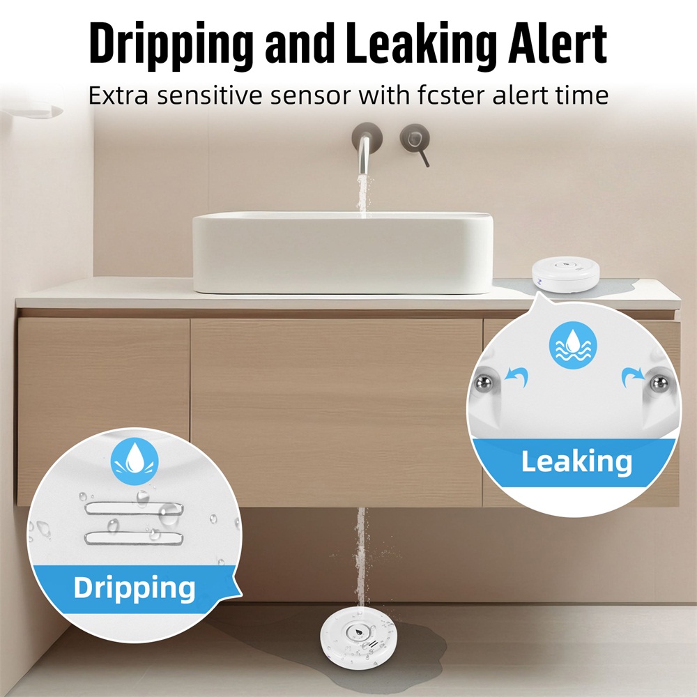 スマート漏水検知器,水位センサー,家庭用警報システム,Tuy - Home Security Alarm System のレビューと価格