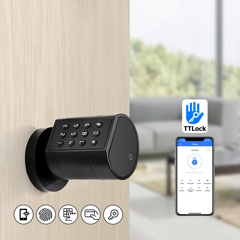 スマートユーロ円筒ドアロック ttlock アプリキーレスセ - Home Security Gate のレビューと価格