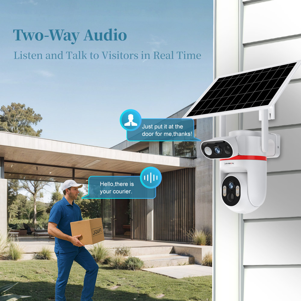 LS VISION ソーラーセキュリティカメラ 屋外 ワイヤ - Home Zone Security Camera のレビューと価格