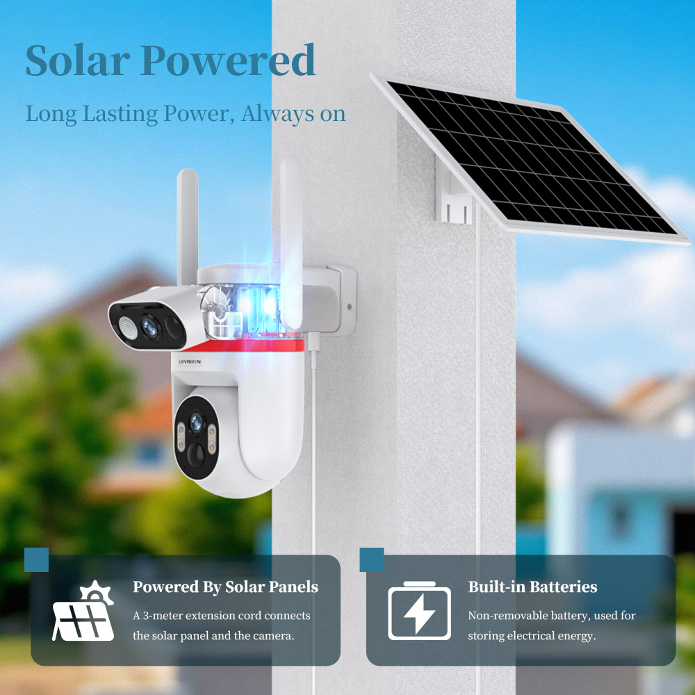LS VISION ソーラーセキュリティカメラ 屋外 ワイヤ - Home Zone Security Camera のレビューと価格