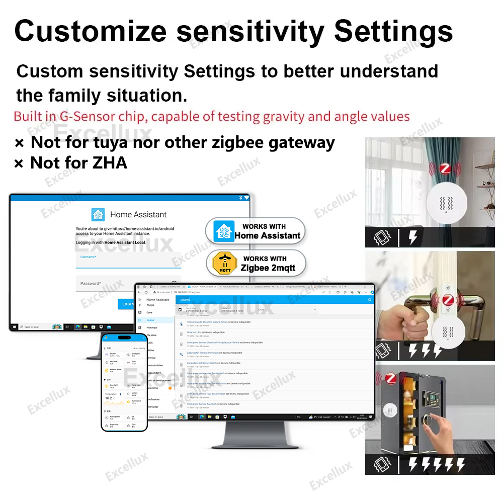 Zigbee 3.0 スマート振動センサー リアルタイム モ - Home Security App のレビューと価格