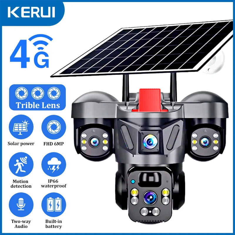 KERUI V380 Pro屋外PTZ 6MP WIFI 4 - Home Security No Wifi Needed のレビューと価格