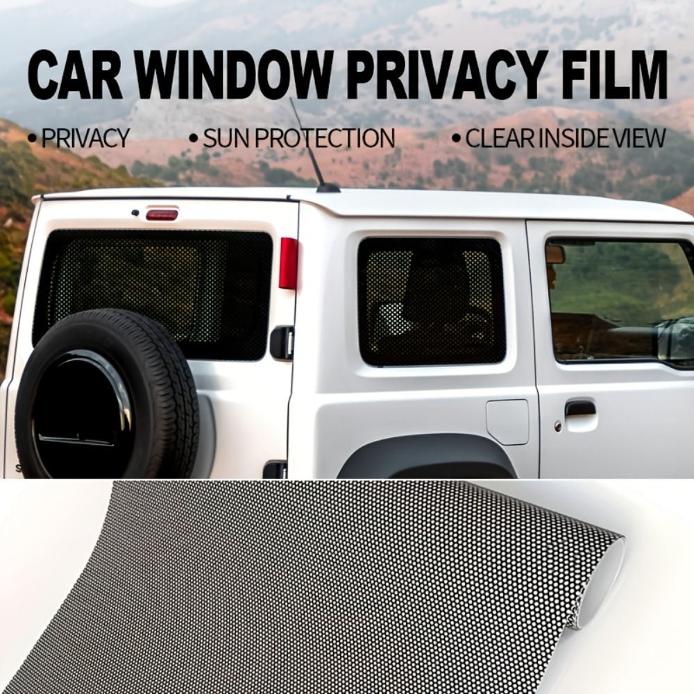 1ロール ブラック 穴あきビニール プライバシー カーウィン - Home Security For Windows のレビューと価格
