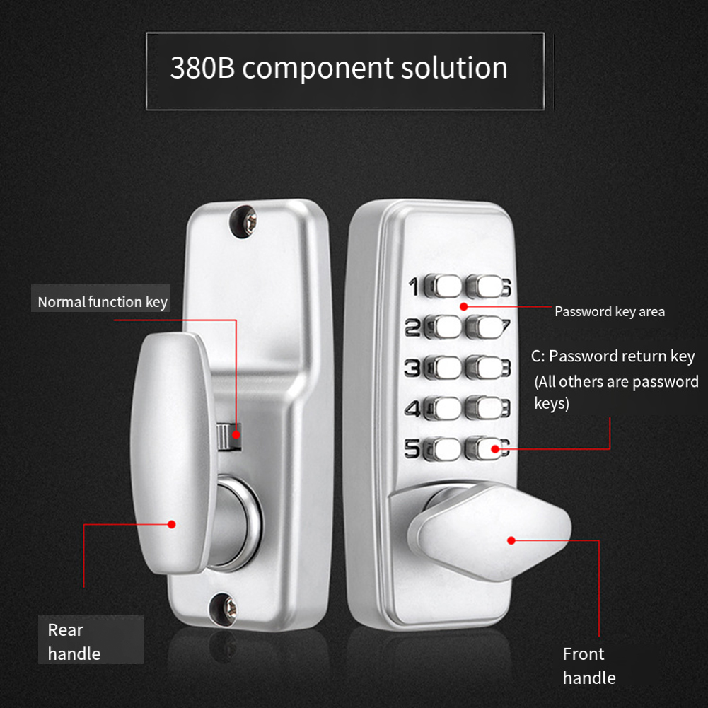 アパート、住宅、ホテル、コンビネーションロック、長持ちするナ - Home Security Number のレビューと価格