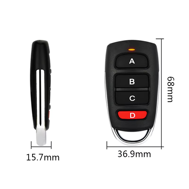 RF リモートコントロール コピーコードキーフォブ 4 ボタ - Home Security Key Fob のレビューと価格