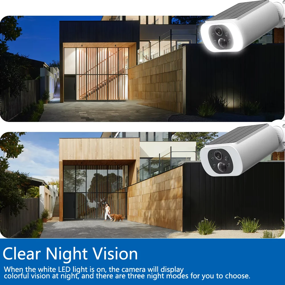 Tuya 5MP ソーラーセキュリティカメラワイヤレス屋外  - Home Security No Wifi Needed のレビューと価格