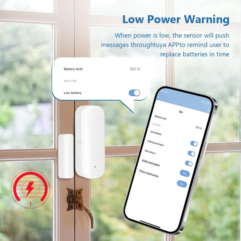 ZigBee ドアウィンドウセンサー ワイヤレス磁気警報器  - Home Security Gate のレビューと価格