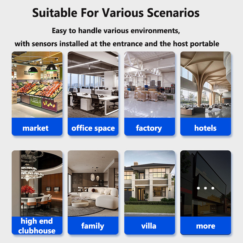 ワイヤレスウェルカムドアベル,赤外線センサー,誘導アラーム, - Home Security Gate のレビューと価格