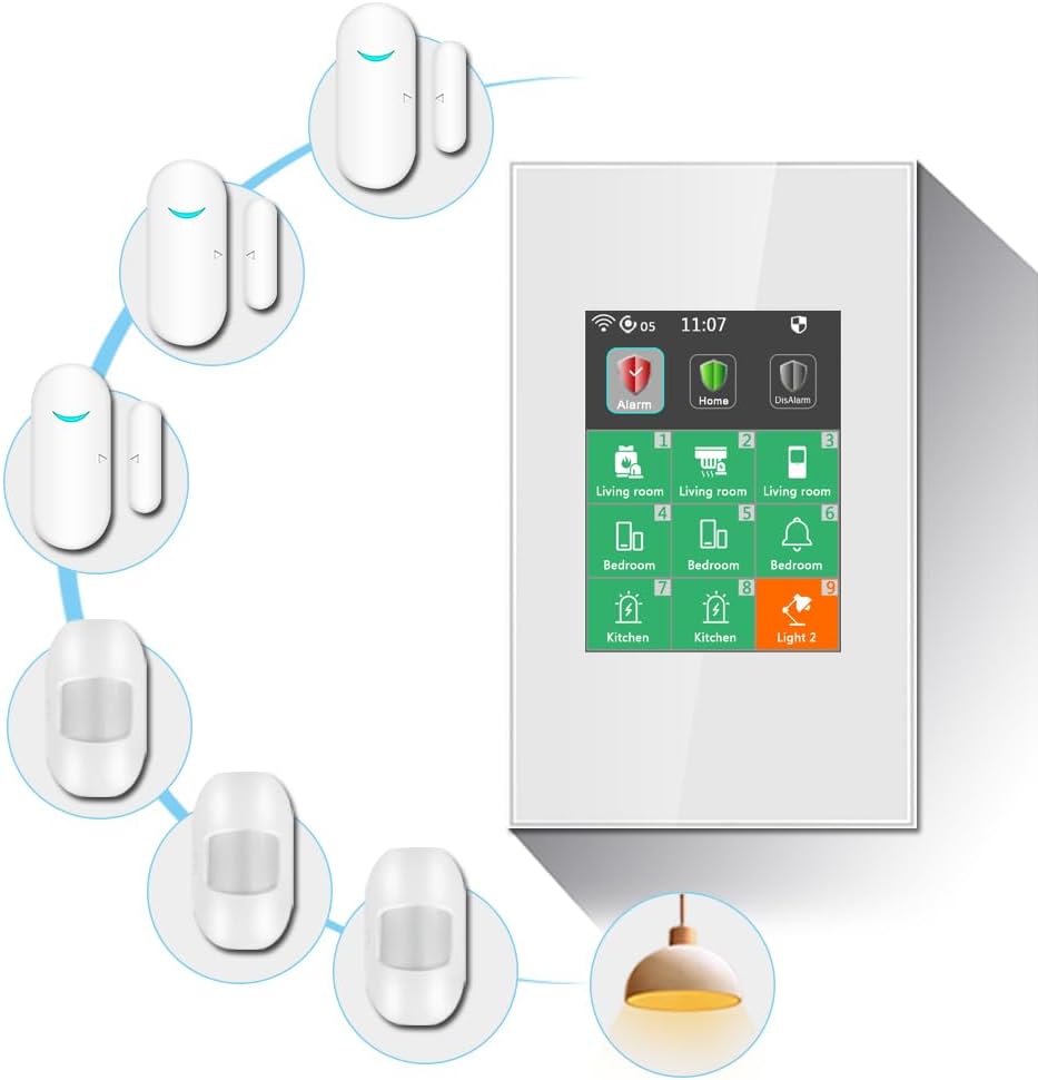 ランボン LCD スマートスイッチ 433mhz ドア/窓セ - Home Security Uk のレビューと価格