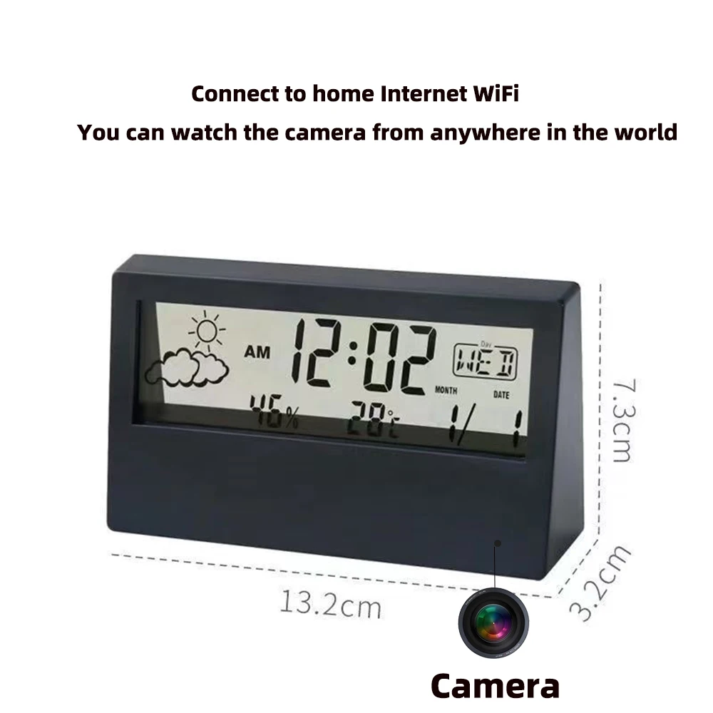 4K WiFi時計型カメラ（動体検知機能付き） |   アプ - Home Security No Wifi Needed のレビューと価格