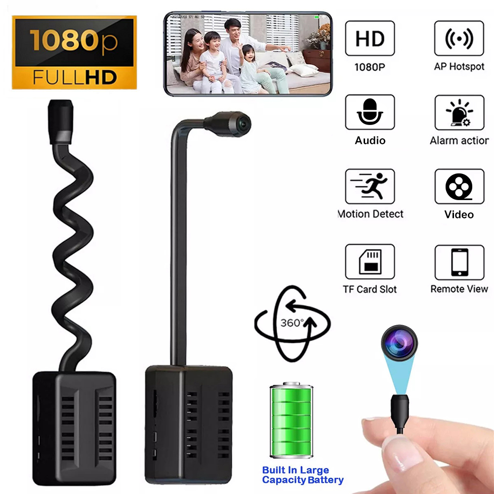 HD 1080P ミニカメラモーション検出 WiFi カメラ - Home Security No Wifi Needed のレビューと価格